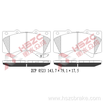 FMSI D1303 ceramic brake pad for Toyota